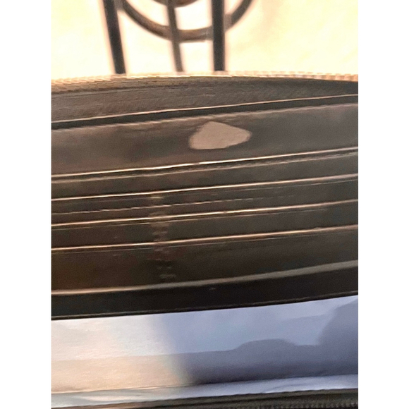 Coach Leather Long Wallet Black Women - Picture 11 of 12